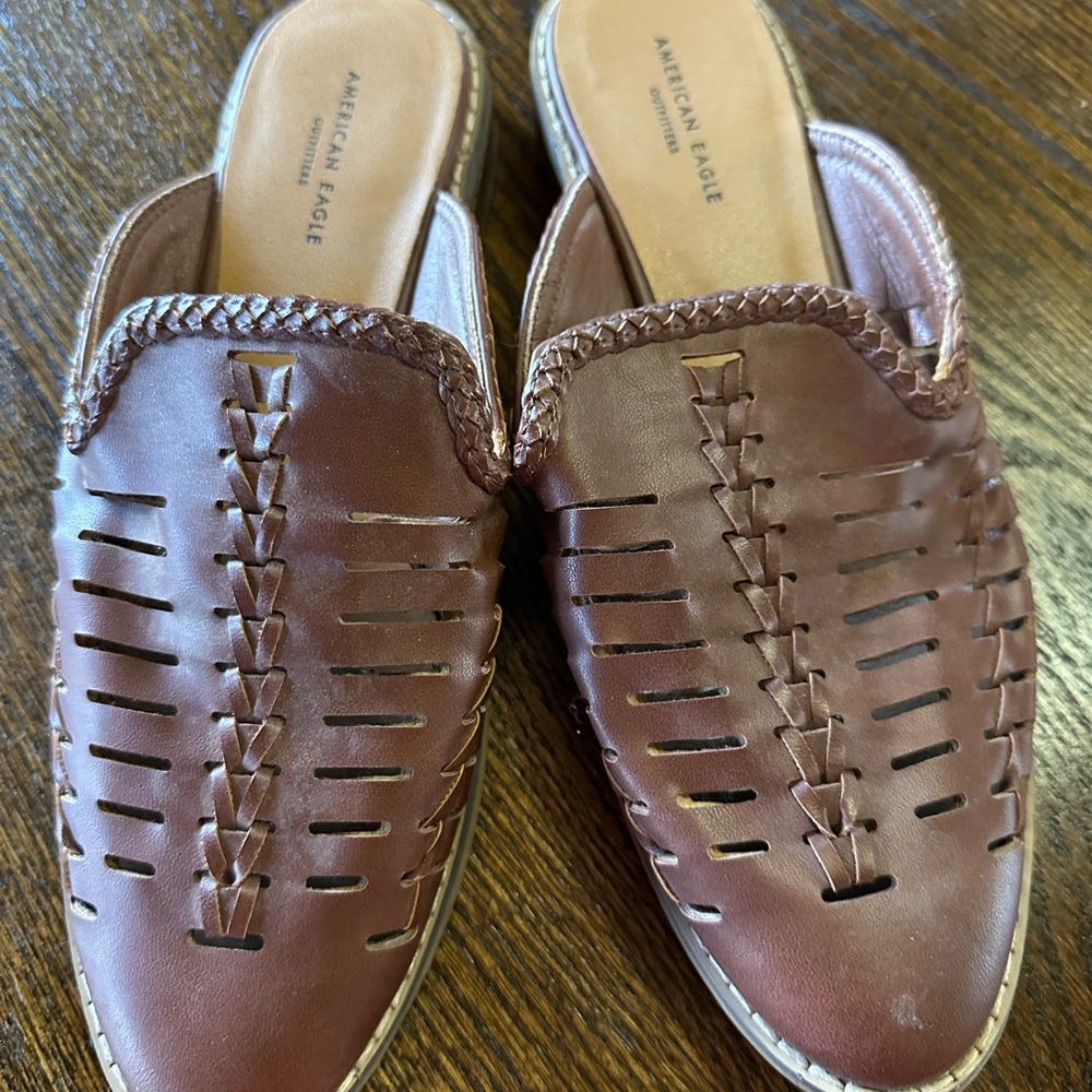 American Eagle Outfitters Brown Loafers